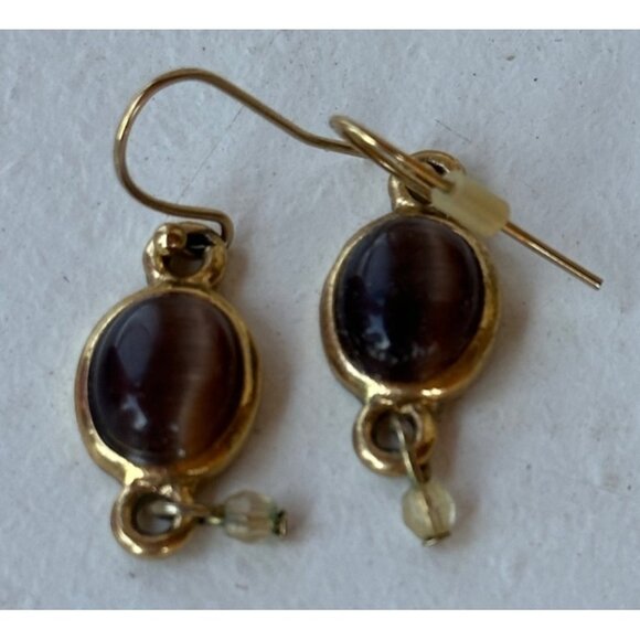 Mixed/Random Lot of 5 Gold Tone Fashion Earrings (See Photos & Description) - Picture 5 of 13